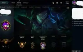 Conta League of Legends - Gold 4 (151 Skins)