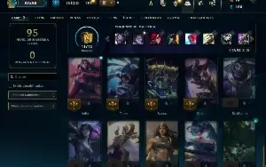 Prata 3 com 35 Champs e 14 Skins + 2 Fragmentos