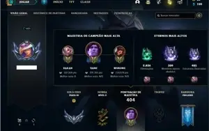 Conta prata 3 com 141 Champs e 163 Skins + 1 Prestigio