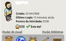 Habbo Hotel Conta 2008 9k de conquista bastante emblema !