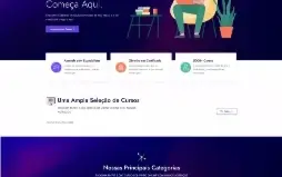Cursos EDA Site Pronto com Painel Adm