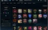 Conta de lol diamante com 283 skins