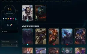 Conta LoL Mestre Top 202 PdL 56% WR Top 1 Ekko Br