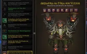 CONTA COM SETS CM PANDARIA E WOD E MAGE TOWER