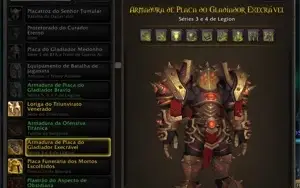 CONTA COM SETS CM PANDARIA E WOD E MAGE TOWER