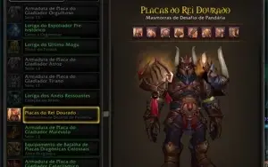 CONTA COM SETS CM PANDARIA E WOD E MAGE TOWER