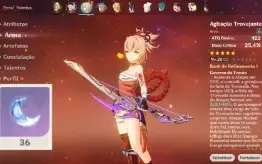 Genshin Impact AR27 Yoimiya+Bis + QiQi 36 Resina