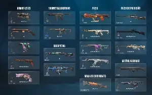Conta de Valorant com muitas Skins