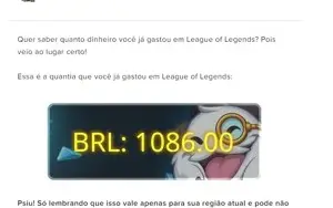 Conta de lol com 1k investidos + conta de val com 2k