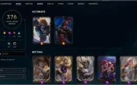 Conta League of Legends 376 Skins