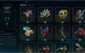 Vendo acc lol todas skins disponiveis para compra + Pax JAX