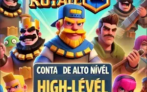Conta Nivel Alto, Clash Royale, com muitas cartas nivel alto