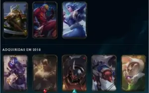 Conta de LeagueOfLegends 79 Champs e 40 skins gold4