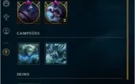 ACC LOL|PRATA|LVL 64|48 CHAMP|HONRA 5|SKINS-ICONS-EMOTES|