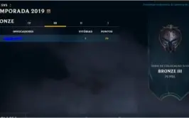 Conta Bronze League of Legends