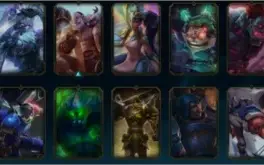Conta ouro 3 , Todos os champs e 44500 rp de skins