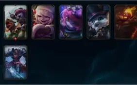 Conta ouro 3 , Todos os champs e 44500 rp de skins