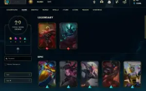 Unranked com Rammus Rei e Kayle Juiza + Icones Raros