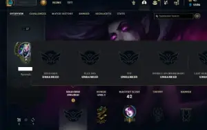 Unranked com Rammus Rei e Kayle Juiza + Icones Raros