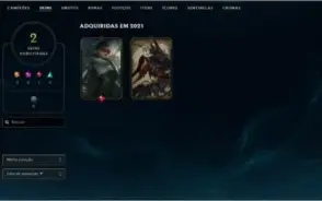 Conta com Skin Vayne Sentinela.