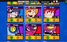 Vendo Conta Brawl Stars com 21.000 Troféus e 39 Brawlers