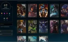CONTA LOL - 98 CAMPEOES - 62 SKINS - GOLD 4