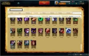 conta league of legends