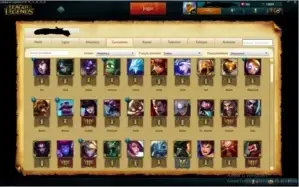 conta league of legends