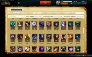conta league of legends