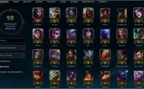 Conta De LoL LV59 OURO 1 MMR BOM