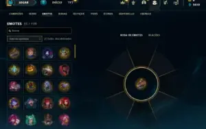 Platina 4 com 26 Champs e 2 Skins + 20 Espolios