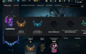 Platina 2 com TODOS os champs e 435 Skins ( ADC / MID )