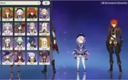 Genshin Impact AR44,5x5* Diluc + Qiqi + Klee + Childe + Mona