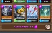Clash Royale Arena 10 com 6 LENDÁRIAS