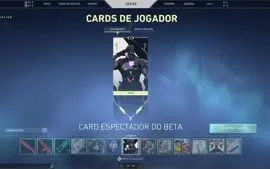 CONTA BETA VALORANT PLATINA I + SKINS + PASSE