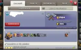 Conta Clash Of Clans CV11 Semi-Full + 5Construtores