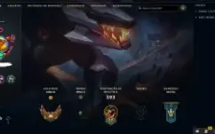 Conta com varias chromas e varias skins valiosas