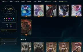 Conta LoL top com mt skin com pax tf