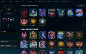 Conta LoL top com mt skin com pax tf