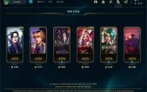 CONTA LOL LVL 261 GOLD 3 180 SKINS QUASE TODOS OS CHAMPS
