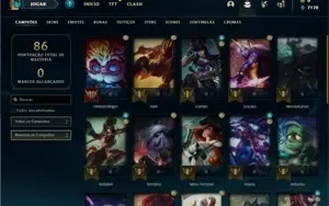 Conta MESTRE com 30 Champs e 2 Skins