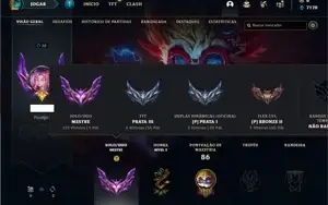 Conta MESTRE com 30 Champs e 2 Skins