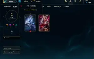 Conta MESTRE com 30 Champs e 2 Skins