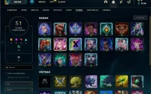 Conta MESTRE com 30 Champs e 2 Skins