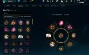 Diamante 4 com 26 Champs e 3 Skins + 7 Fragmentos