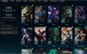 Conta level 431,97 skins, 250 ícones, 48 emotes, prata 2