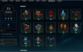 Conta level 431,97 skins, 250 ícones, 48 emotes, prata 2