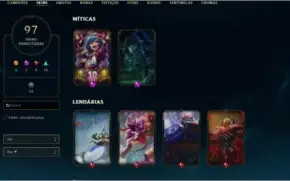 Conta level 431,97 skins, 250 ícones, 48 emotes, prata 2