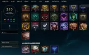 Conta level 431,97 skins, 250 ícones, 48 emotes, prata 2