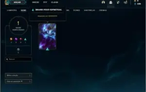 Conta ouro 1 com 1 skin e 24 champs